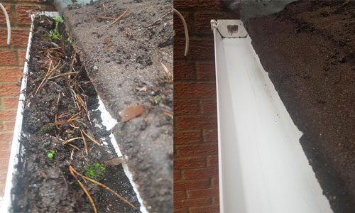 gutter clearing